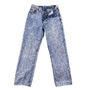 Vintage Levi’s 501 XX Denim Acid Wash Jeans USA 1980’s Size 30x30 (25x27.5) 1988